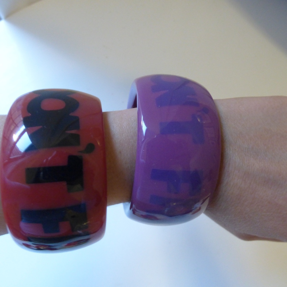 NWOT Marc Jacobs Enamel Bangle, Violet